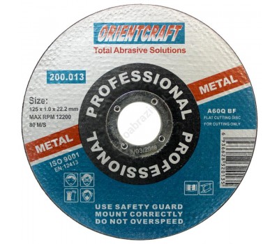ORIENTCRAFT / 200.05/200.013 Арм. отр. диск д/метал.125*1.0*22.2