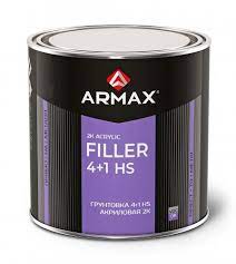 ARMAX / ГРУНТОВКА 4+1 HS АКРИЛОВАЯ 2K «прямо на металл» / белая 1,2 кг (6 шт)