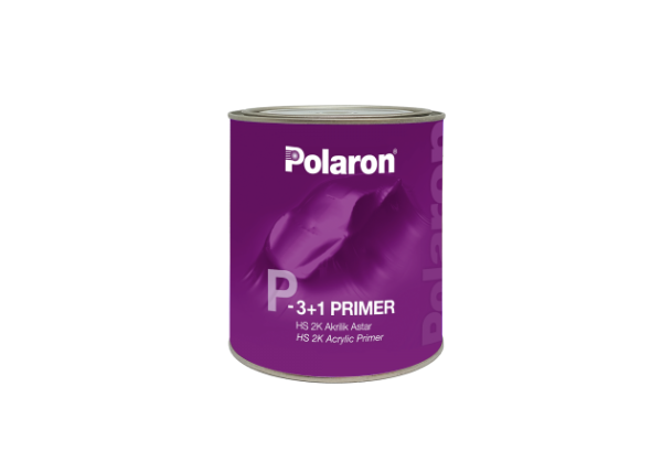 POLARON / P3+1 HS 2K грунт-наполнитель толстослойный серый 1л YD-PPAC310100604 / 10311004 (6)