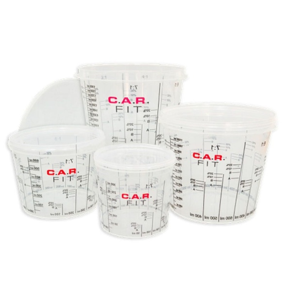 Carfit / Емкость пластиковая д/смешивания красок 0,385л  (200шт)